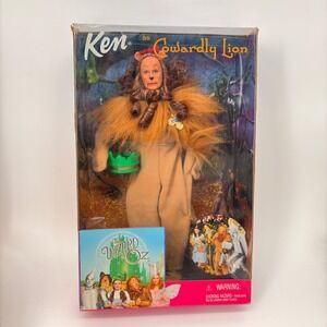 Wizard of Oz Ken as Cowardly Lion Doll NIB Mattel 1998 Barbie Movie Collectible